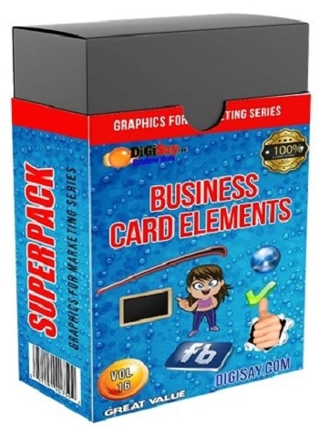 Business card elements